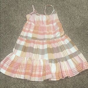 Stylish Multicolor Plaid Spaghetti Strap Dress